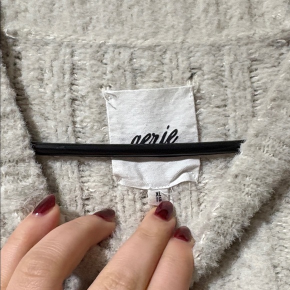 Aerie Cream Knit Sweater - Picture 2 of 4